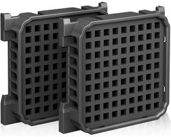 koolstoffilter - 2 stuks - geschikt voor Liebherr koelkast - freshair koolfilter - actieve kool - Geschikt voor type 7440021-00 / 9096989 / 9882429 / 9882460 / 988246000 / 988246001 - zwart