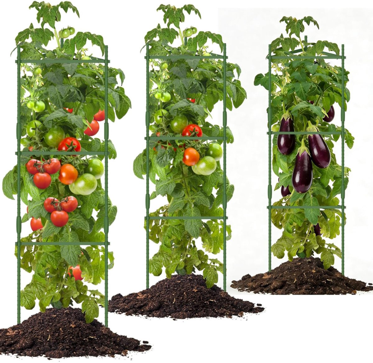 Klimrek Planten - Plantensteunen voor Klimplanten - Wandrek voor Buiten -Groen