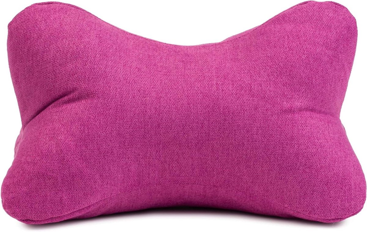 Leeskussen - Lezen Kussen - Ontspannen Lezen - Super Zacht Gevuld - 40 x 25 cm - Paars