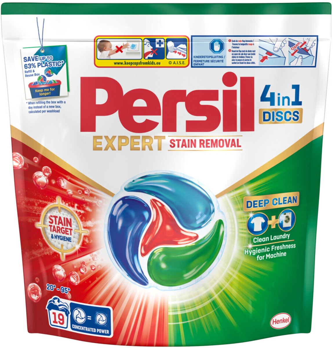 Persil Wasmiddelcapsules Discs Stain Removal 21 stuks