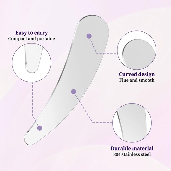 Spatels, cosmetische metalen spatels, gezichtsmasker spatels make-up spatels mini cosmetische spatels voor crème gezichtsmasker lotions vochtinbrengende crèmes — afbeelding 2