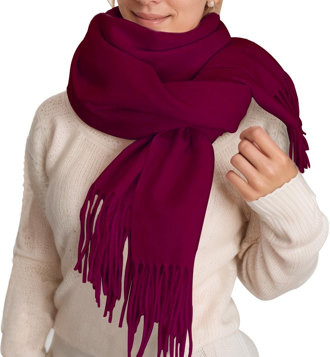 ehsbuy Verjaardag Gifts voor vrouwen Kasjmier Winter Sjaal voor vrouwen Grote zachte warme sjaals Pashmina Sjaals en wraps voor Kerstmis Wedding 's avonds