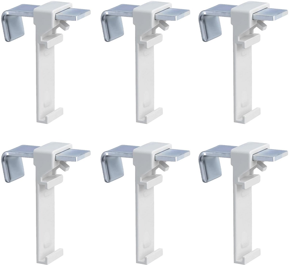 Rolgordijn, dubbel rolgordijn, duorolgordijn, zonder boren, om te klemmen en te lijmen, als accessoire als reserveonderdeel voor bevestiging aan vast pvc-raam