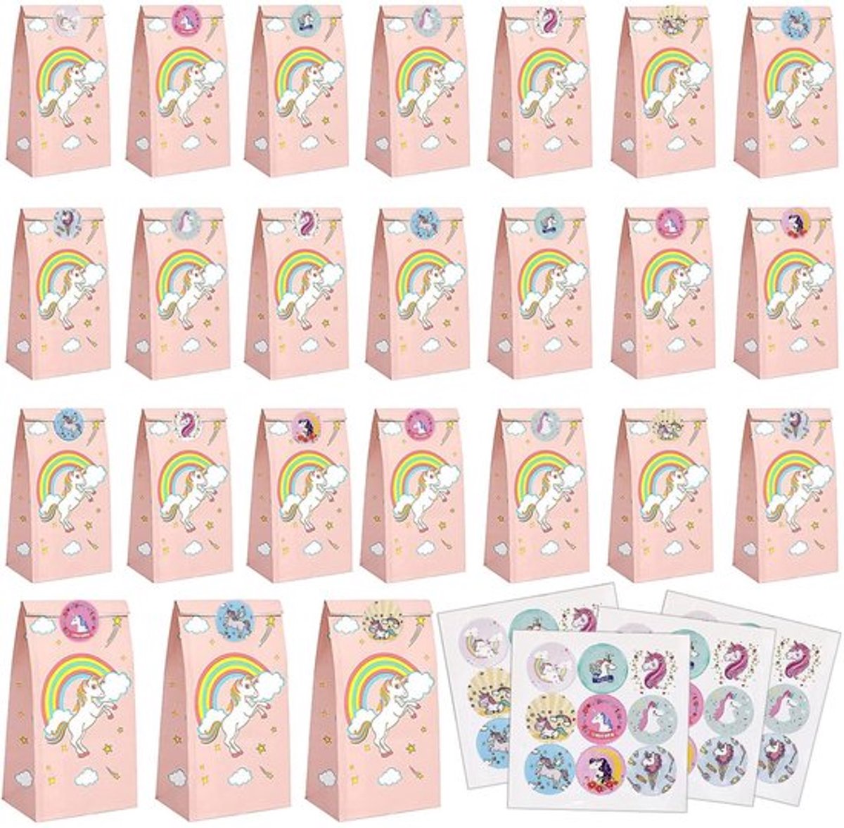 Dailygoody - Geschenkverpakkingen - Eenhoorn Zakjes