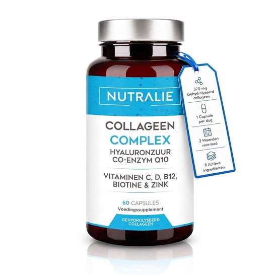 Nutralie Collageen Complex met Hyaluronzuur 60 Gecomprimeerde tabletten