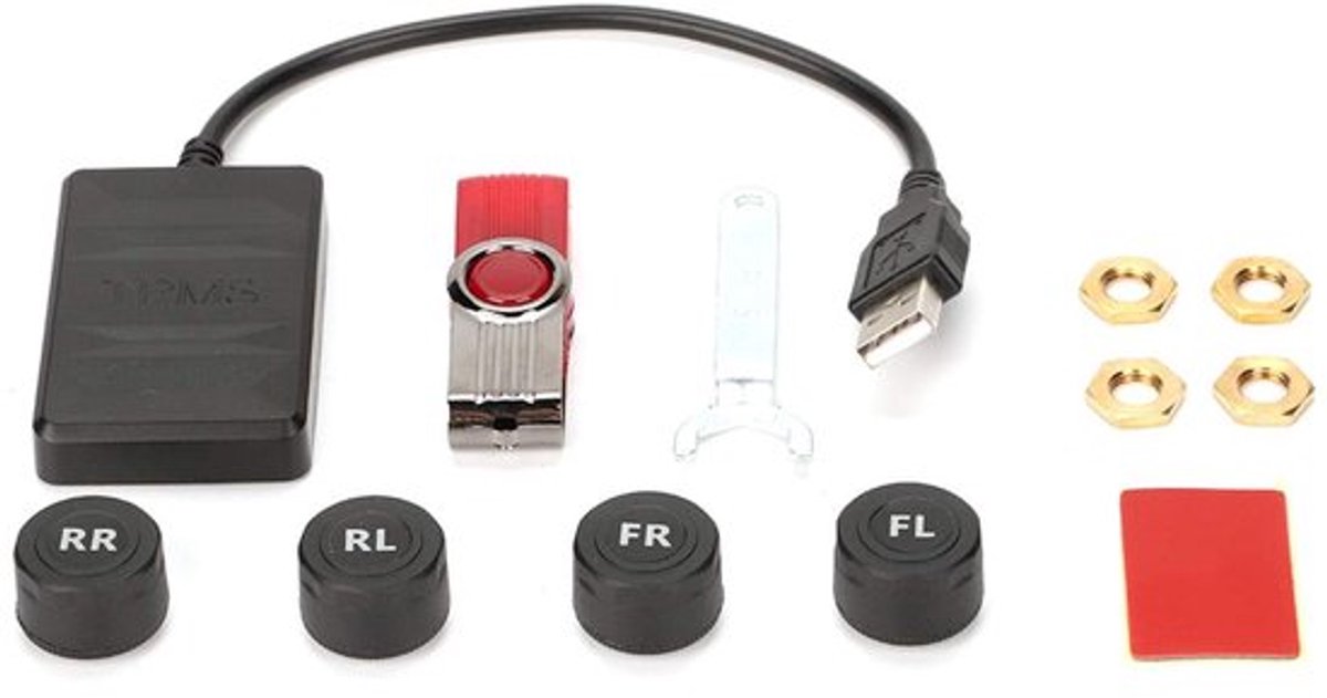 VT Goods - Auto USB Bandenspanning Monitor - Monitoring Alarm