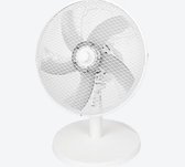 Kinzo, Tafelventilator, diameter 30 cm, Wit, 3 snelheden, 35W