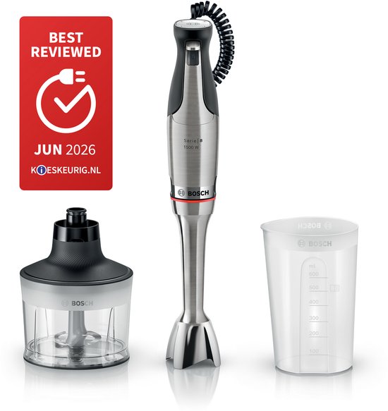 Serie 8 Staafmixer ErgoMaster 1500 W Roestvrij staal MSM8M930 van Merkloos — afbeelding 2