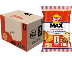 Lay's Max Ribbel Chips Fifa Holland Fries 10 x 185 gram