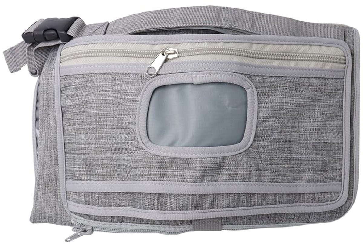Dailygoods- Aankleedmat Draagbaar - Opvouwbaar - Waterdicht - Opbergzakken - Comfortabel Gevoerd - Afmetingen 54 x 86 cm - Luiertafel