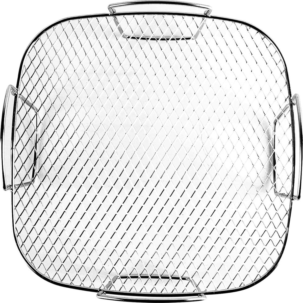 Dailygoods- Airfryer Rek - Roestvrijstalen Accessoire - Dehydrator/Grill Rek - Compatibel met Oven/Magnetron - Vaatwasmachinebestendig - Vergroot Kookoppervlak - Kookrek