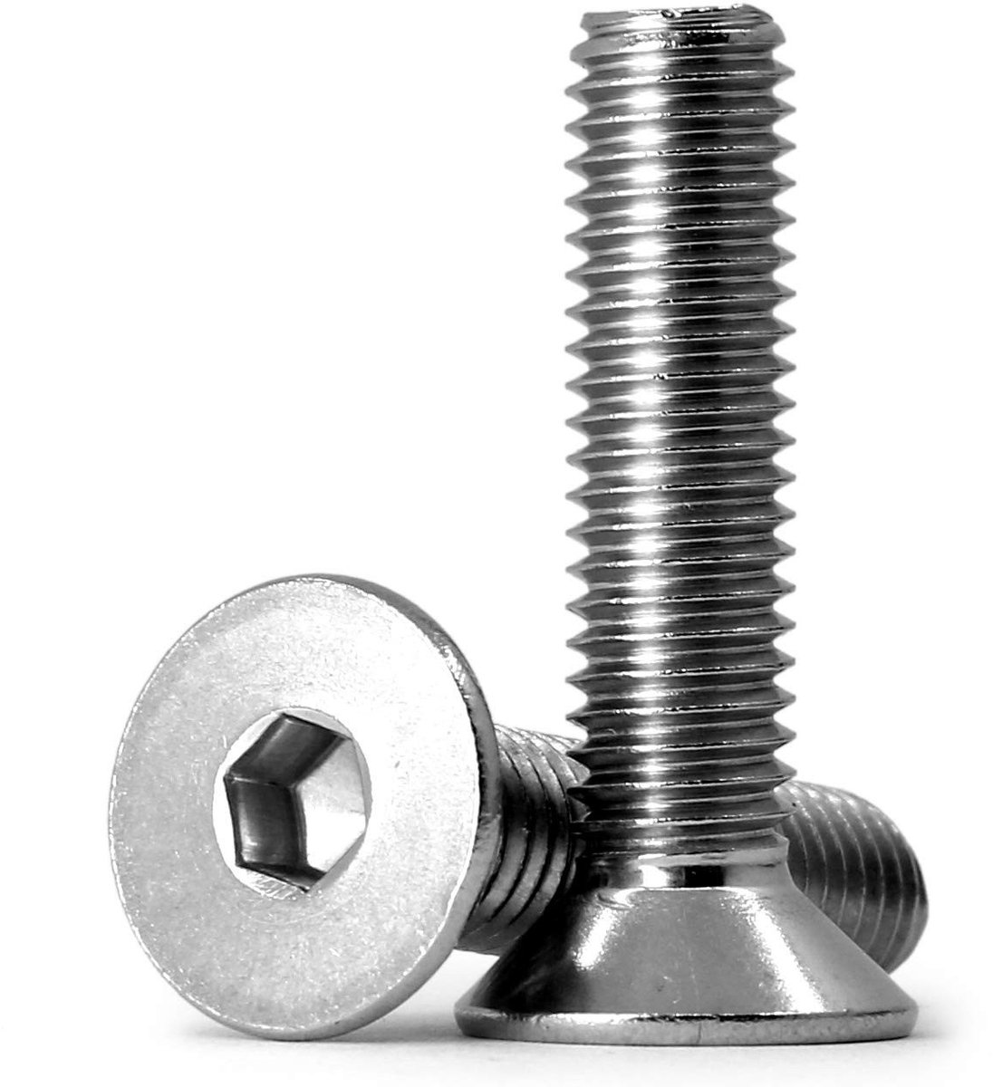Dailygoods- Binnenzeskantschroef 40 Stuks - M5x30mm - Verzonken Kopschroeven - Roestvrij Staal 304 - Roestbestendig - Vochtbestendig - Duurzame Opbergdoos - Schroeven