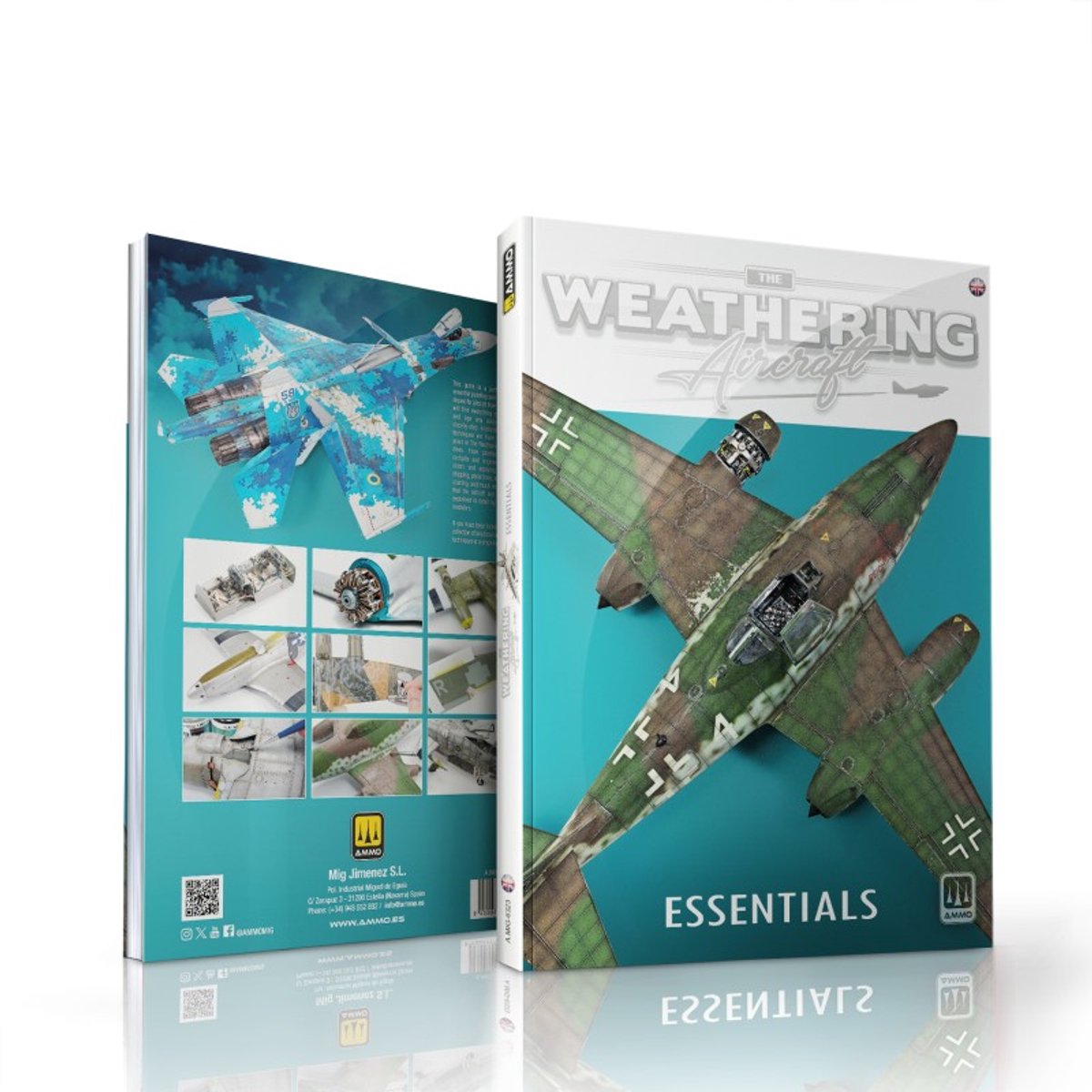AMMO by Mig Jimenez Modelbouwpakket Vliegtuigen - MIG 6323 TWA - Aircraft Essentials - Vliegtuigmodelbouwboek - Engelstalig Boek - AMMO - Modelbouw