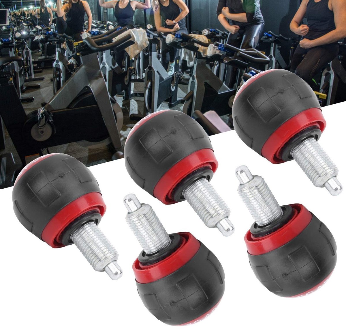 Dailygoods- Handgreep Gladde Synthetische Karton - Fitness Handvat - Trainingswielen - Sterkte Apparatuur - Set van 5 - Hygiënisch en Gebruiksvriendelijk - Fitnesshandvat