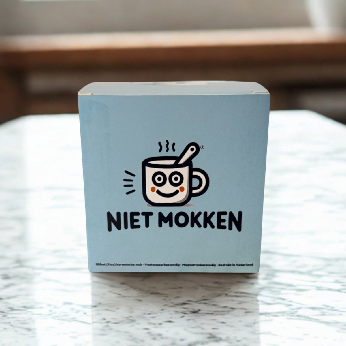 NietMokken.nl - Fuck This Shit Mok met Verborgen Tekst – 325 ml – Kantoor Cadeau – Gratis Viltje – Keramische Koffiemok – Vaatwasser- & Magnetronbestendig – Aan Beide Zijden Bedrukt - Grappige Mok — cadeau in Cadeau-ideeën - foto 3