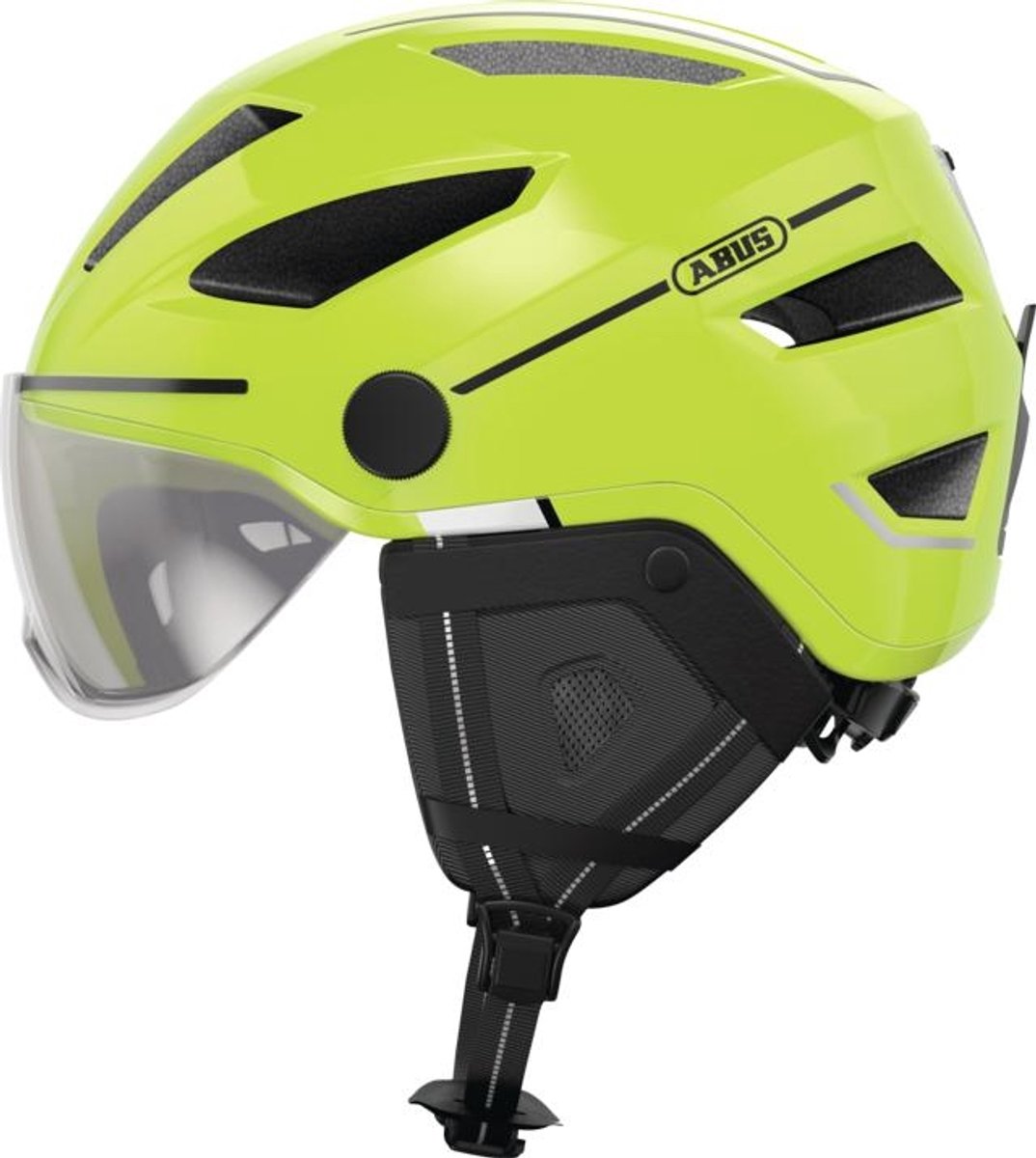 Bol.com ABUS Pedelec 2.0 ACE Fietshelm - Maat L (56-62 cm) - signal yellow aanbieding
