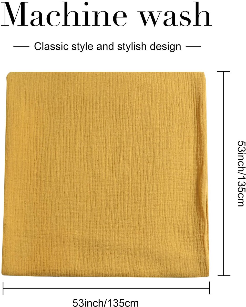 Dames Katoenen Sjaals Vierkante Zachte Sjaals en Grote Winter Warm Wrap Unisex 135 x 135 cm