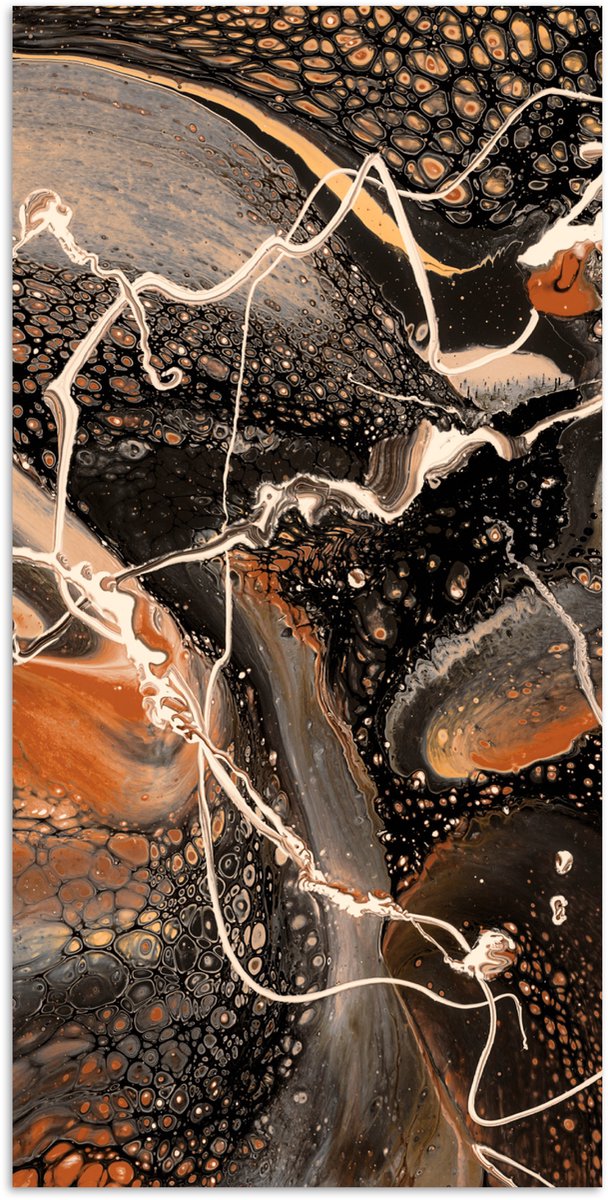Poster Verf - Design - Abstract - 80x160 cm