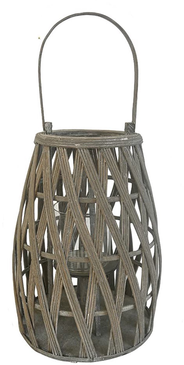 Chic Retro Bamboe Kaars Houder Geweven Japanse Minimalistische Lantaarn Geweven Draagbare Opknoping Ornamenten Bougeoir Tafel Decoratie