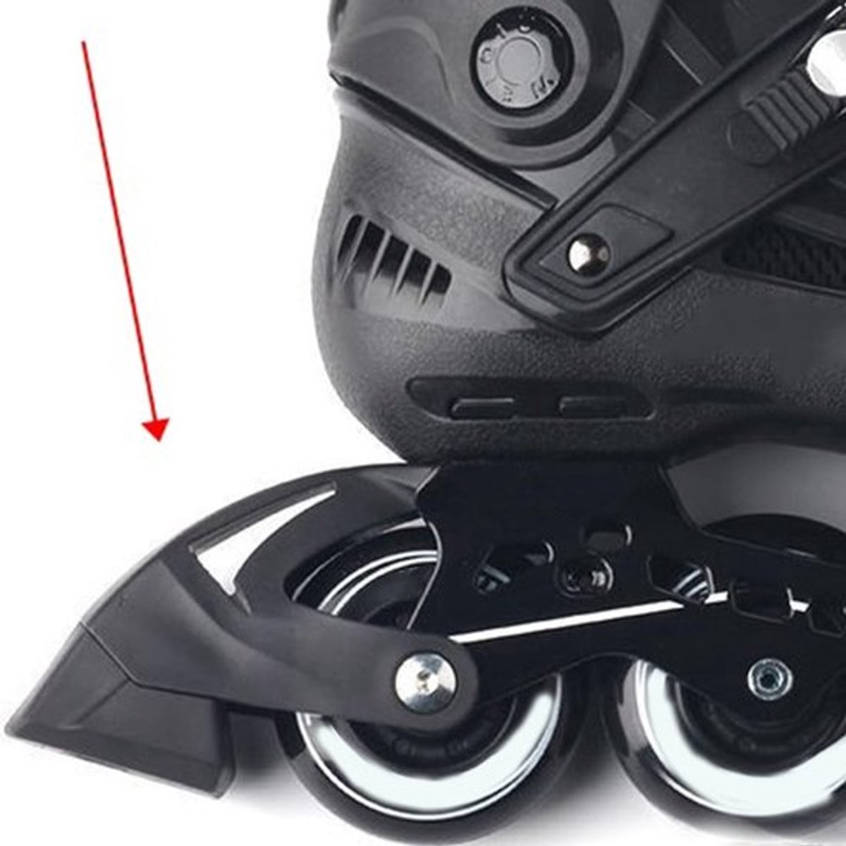 Allecto Inlineschaatsen Accessoires Rolschaatsen Remmen Zoals Afgebeeld