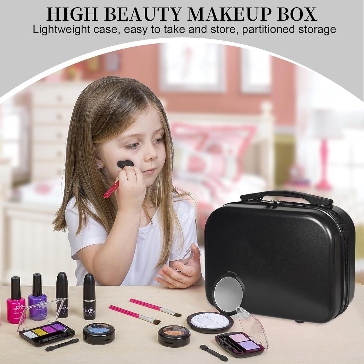 Cosmetica Reistas voor Vrouwen - Makeup, Haarstyling en Schoonheidsaccessoires - Ruime en Duurzame Opbergoplossing voor Reizen