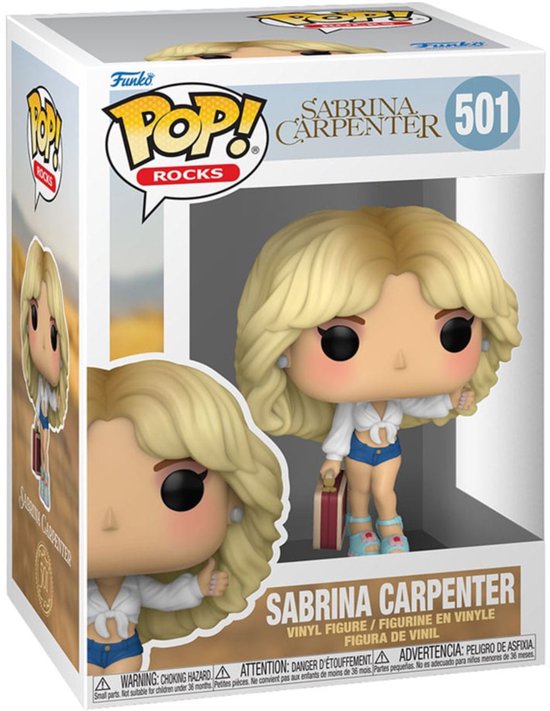Funko Sabrina Carpenter POP! Rocks Vinyl Figure Manchild 9 cm POP! Figuur