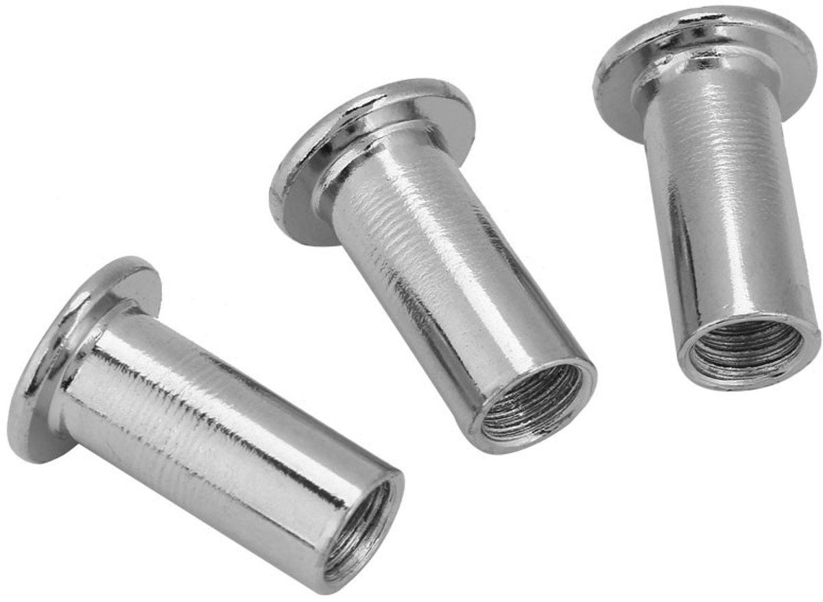 Dailygoods - M8 Moeren met Verguld Hulsmoeren - Roestvrijstalen Zeskantmoeren voor Meubels (30 stuks)