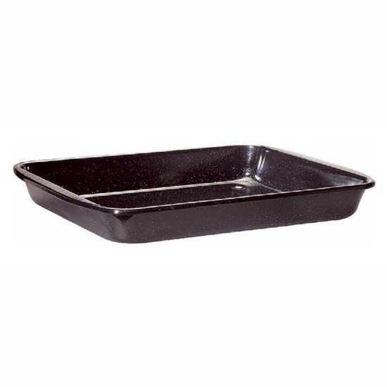 Riess braadslede zwart 42x33x7 cm