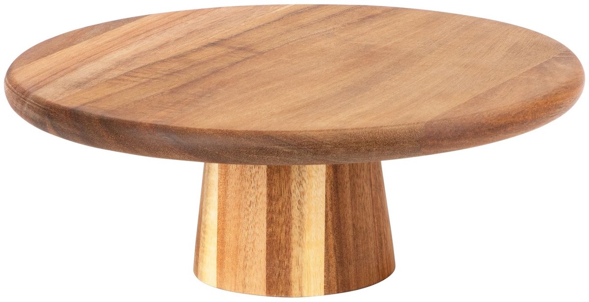 Dailygoods - Houten Cupcake Stand - Gelaagde Dessertstandaard 1 Tier