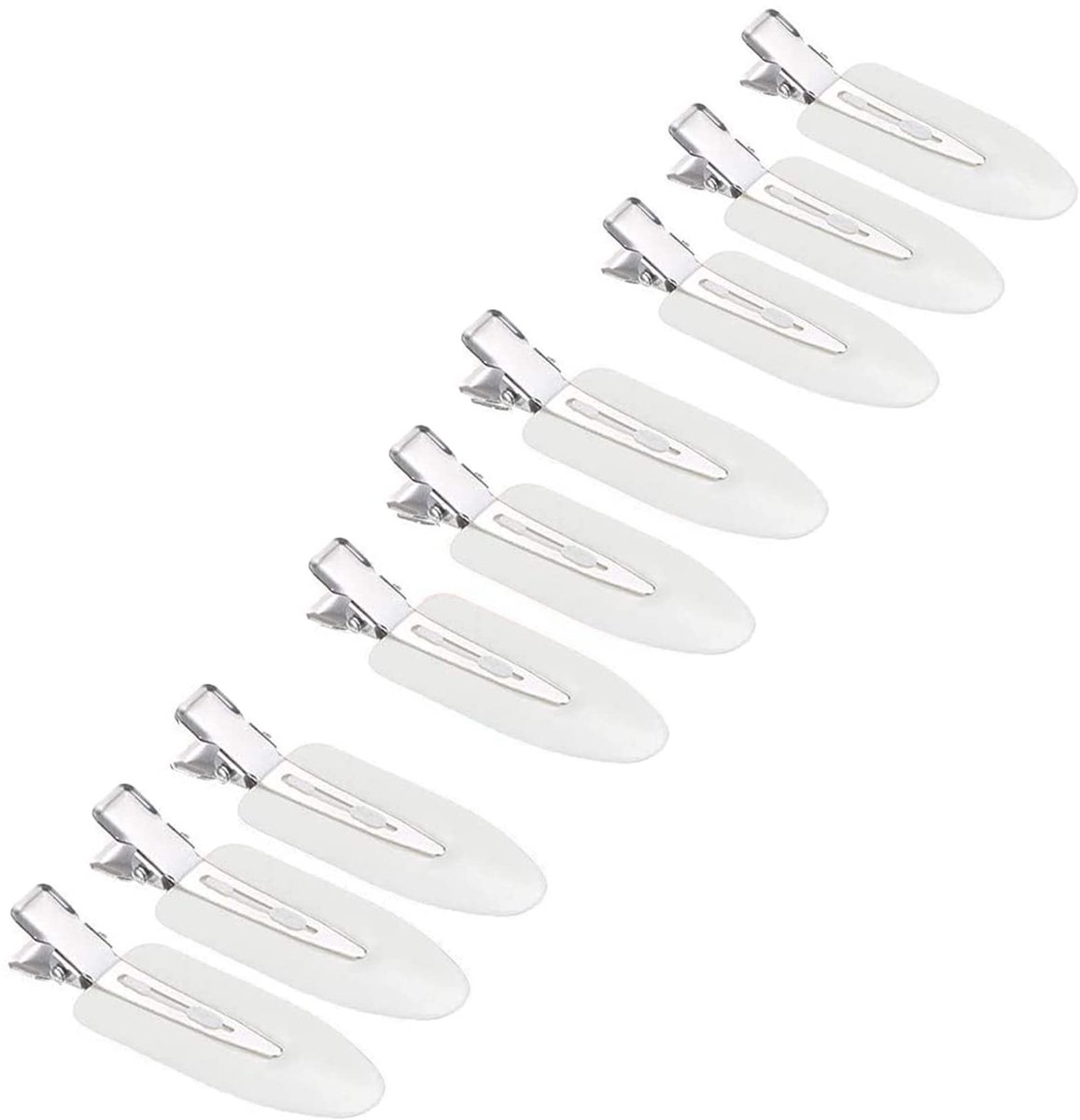 Haarspeld[9 Stuks], Haarspeld, Krulclips, Haarspeld Krulclips Geen Kromming Haarspelden voor Haarstyling Make-up (Wit)