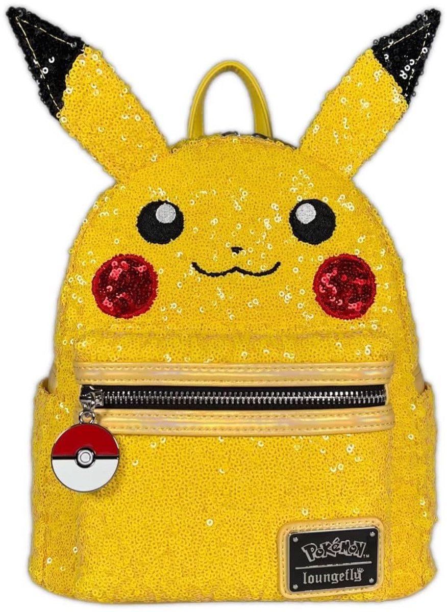 Pokémon Loungefly Backpack Pikachu Sequin
