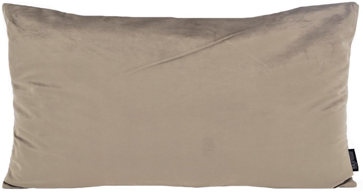 Velvet Taupe Long | 30 x 50 cm | Velvet/Polyester