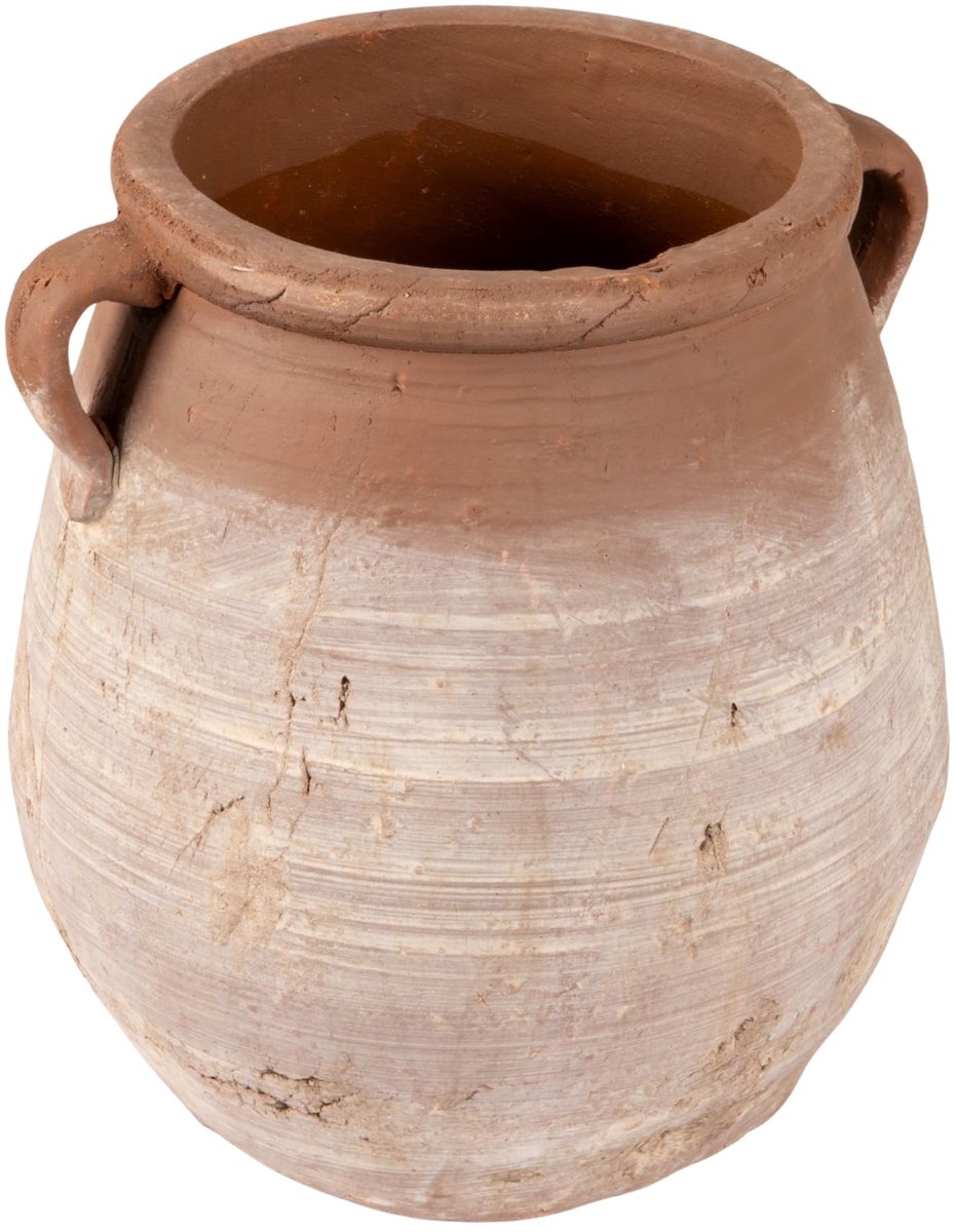 Co-op Terracotta Urn, Oranje, 14 Inch Hoog