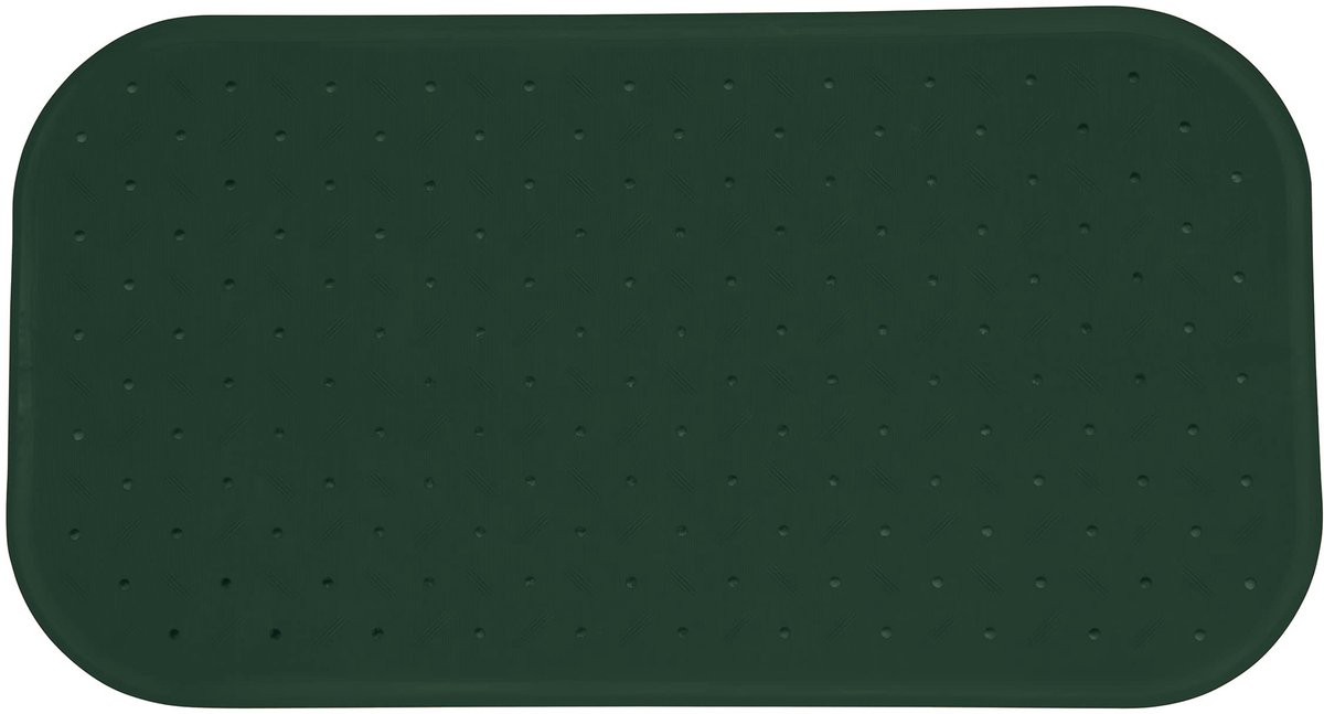 Badmat, Antibacterieel, Antislip Met Zuignappen, Donkergroen, Geurend Naar Rozen, Ca. 36 x 76 Cm, Wasbaar Op 60 Gradens