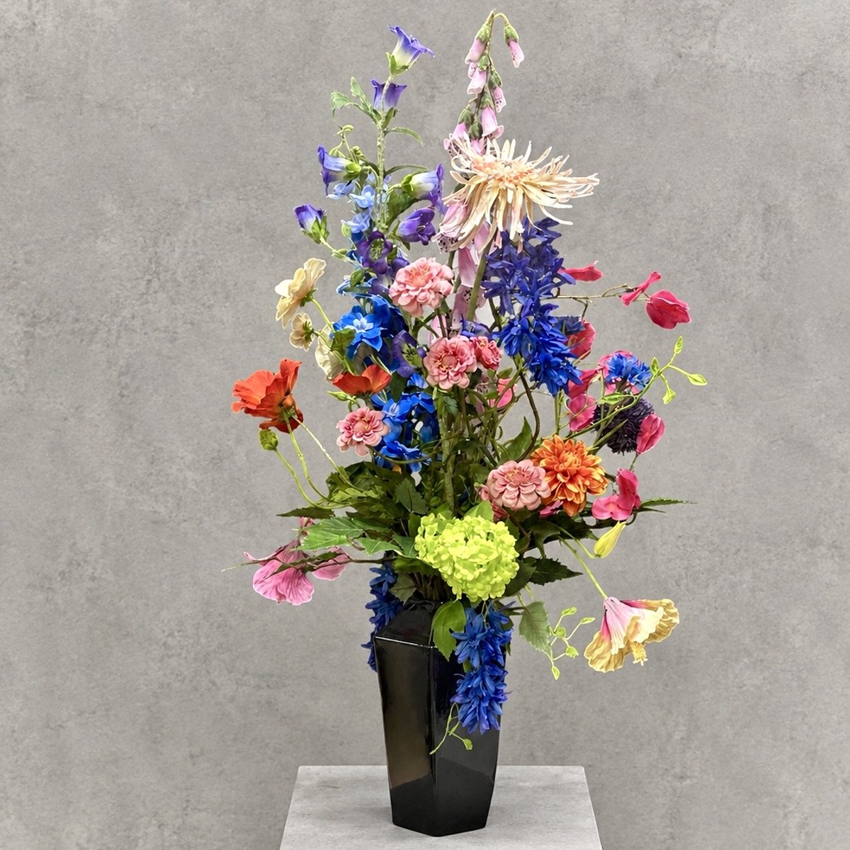 Seta Fiori - Plukboeket - Kunstbloemen - Zijden Bloemen Boeket - Kunstboeket - Veldboeket - Plukboeket - Multicolor - 70-75cm - Nepbloemen