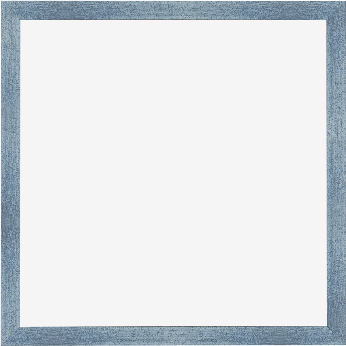 Fotolijst 20x20 cm - MDF - Helder Blauw Geveegd - Benno