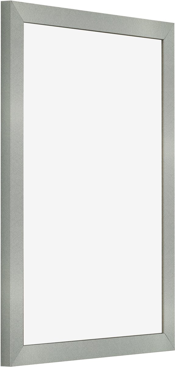 Fotolijst 24x32 cm - MDF - Aluminium Geborsteld - Benno