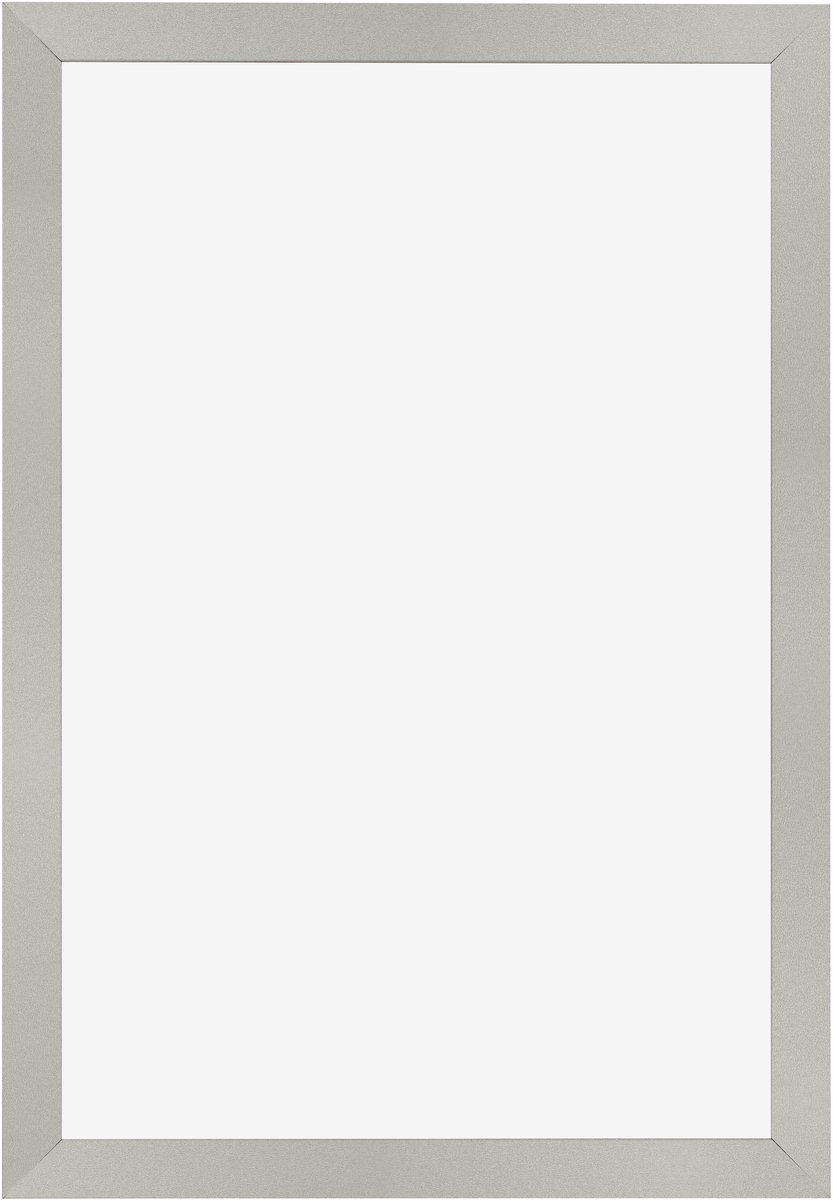 Fotolijst 62x93 cm - MDF - Zilver Mat - Benno