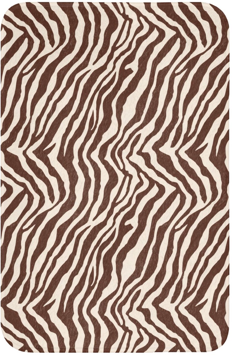 Badmat Rechthoekig 40x60 cm Badkamer Bath Mat Douchemat Antislip Wc Badkamermat Memory Foam Wasbaar Bathroom Toilet Mats Washable Zebra - Patroon - Zwart - Wit