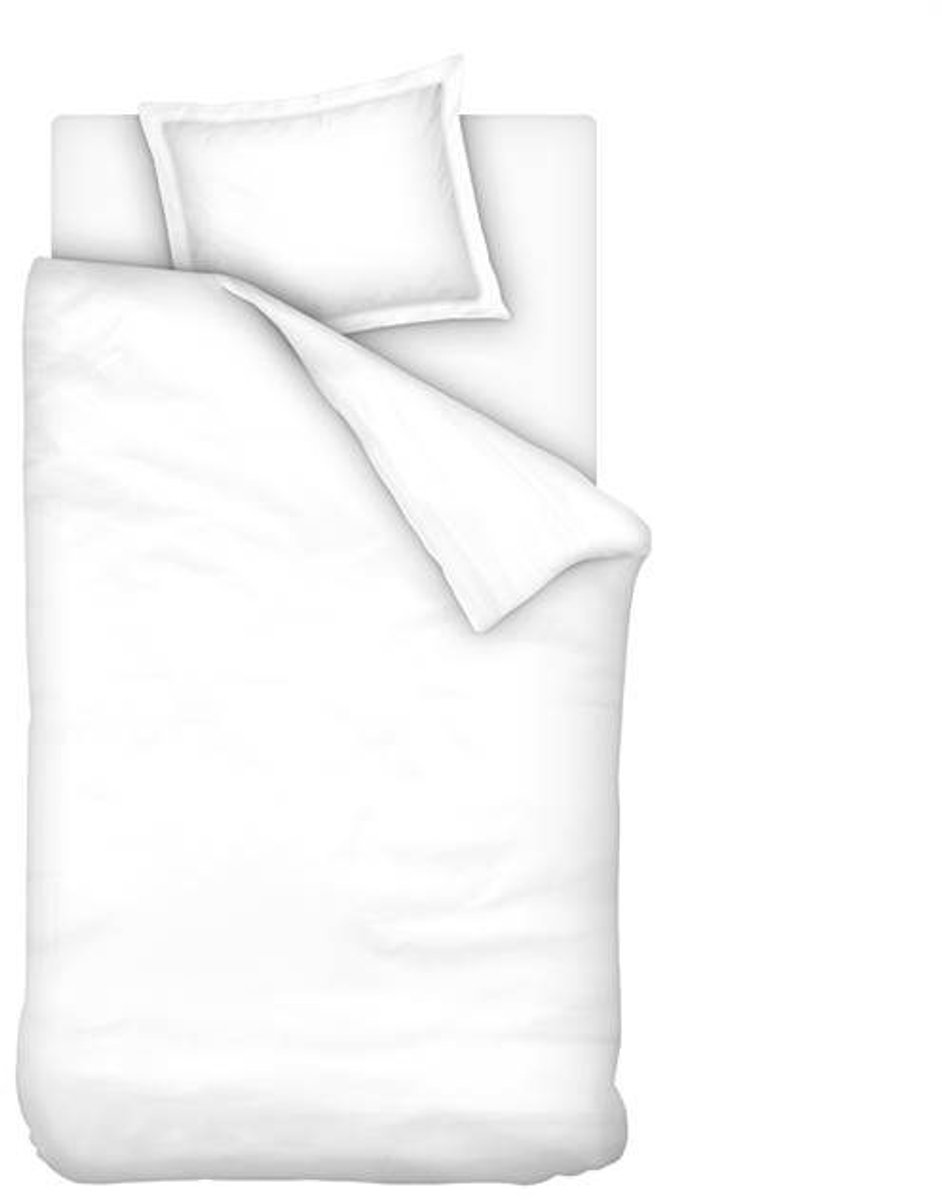 Ivorlyn Atlanta Dekbedovertrek - Eenpersoons - 140x200/220 cm - White