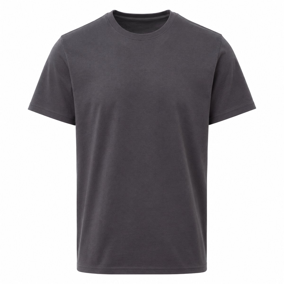 T-shirt Heren – 100% Katoen – Regular Fit – Casual Shirt – Comfortabel Dagelijks Gebruik Antraciet
