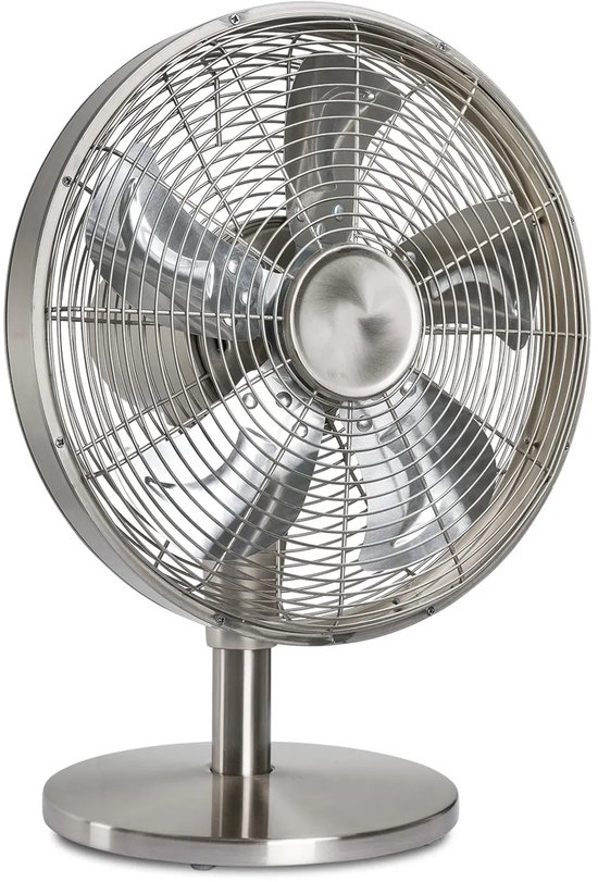 Casafan Airos Eco Classic TV tafelventilator 35 cm - Extra stil door DC-motor - Oscillatie - Timer