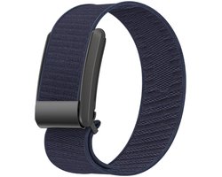Strap-it Gebreid bandje Nylon geschikt voor WHOOP 5.0 - Donkerblauw