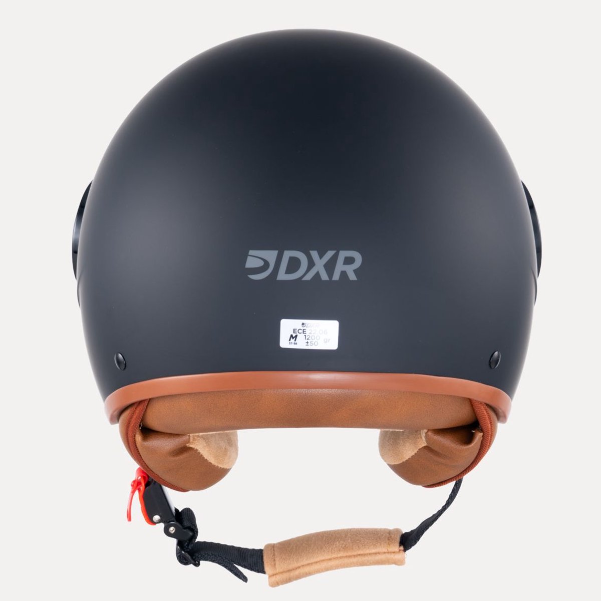 MOTOBLOUZ SKYLAR Scooterhelm - Motorhelm - Jet Helm voor Vespa, Scooter, Motor Brommer & Snorfiets - Zwart - S – foto 7