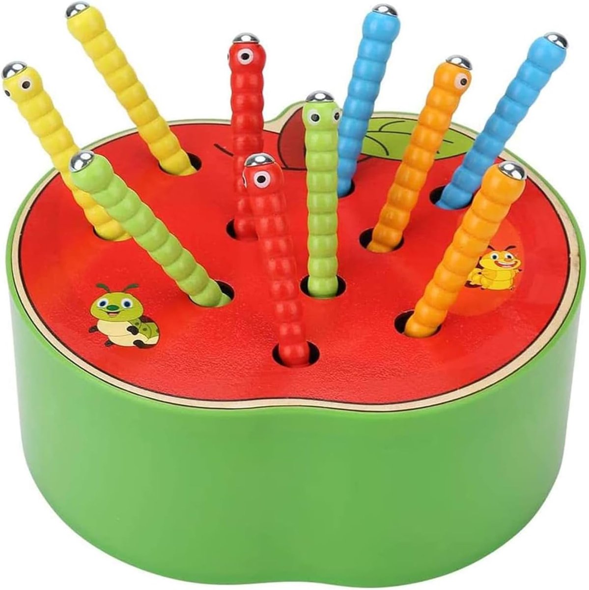 houten speelgoed voor 3 jaar oud, educatief speelgoed van 3, 4 en 5 jaar, vroeg leren fijne motoriek, fruit vangen insectenspel, verjaardag voor kinderen, peuters, jongens en meisjes