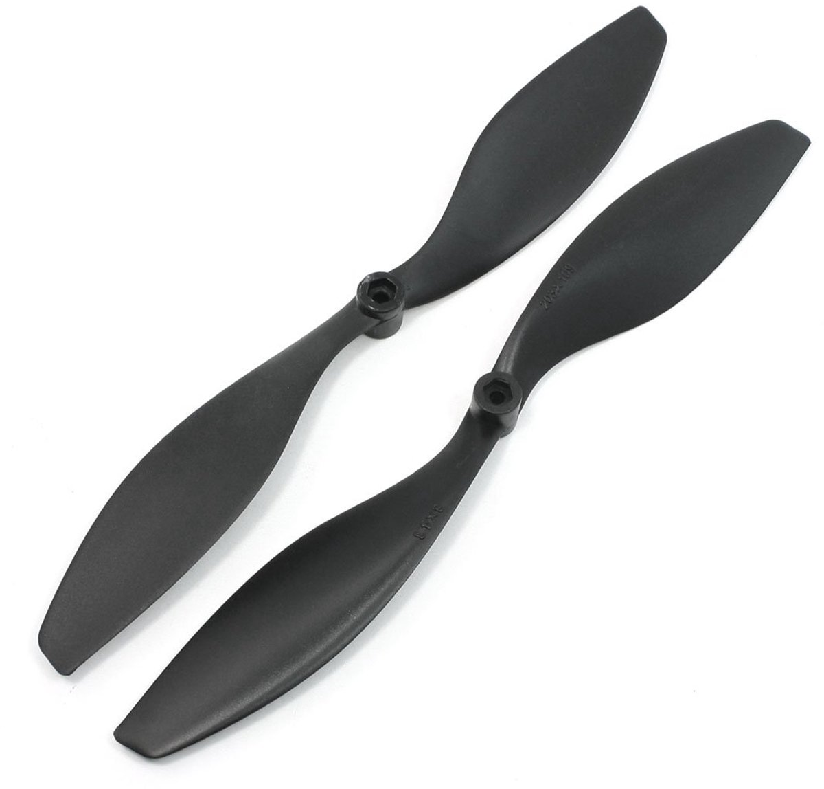 sourcingmap 2 stks x RC Vliegtuig Model Vliegtuig Propellers Props Zwart 203x109mm 8x4.3 EP8043