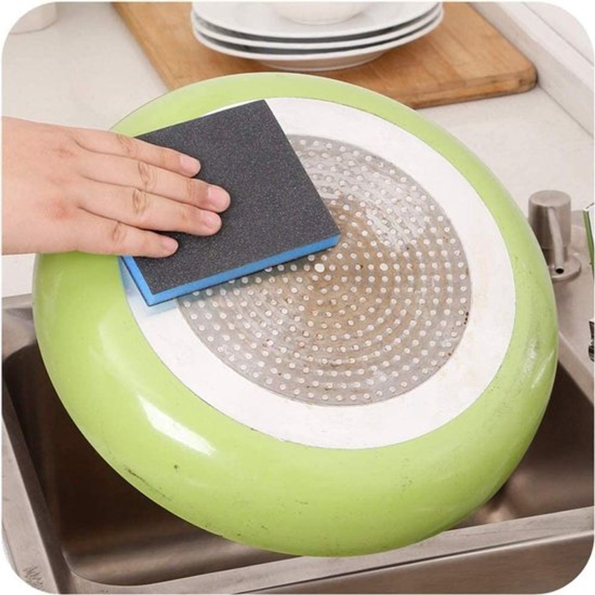 Dailygoods - Schurende Schuren Spons Blokken - Flexibel Schuurpapier