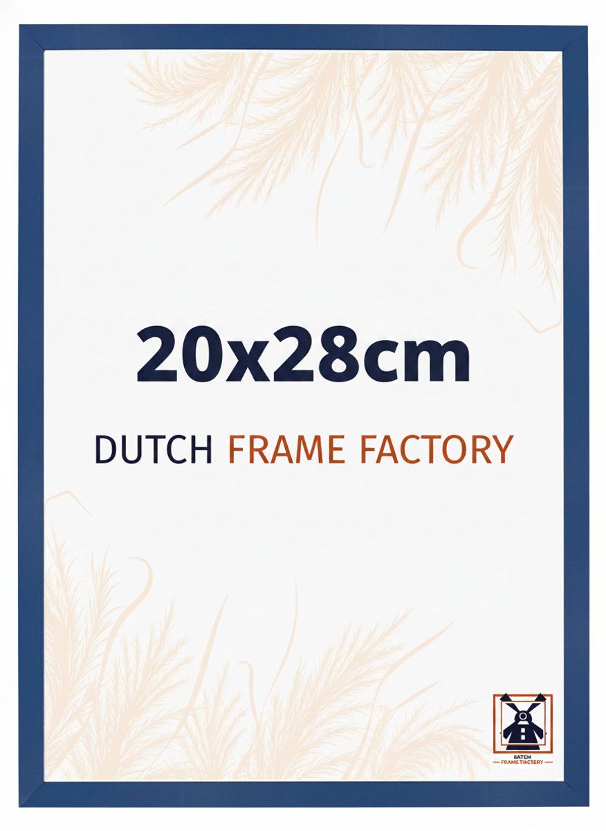 Fotolijst 20x28 cm - MDF - Donkerblauw - Benno