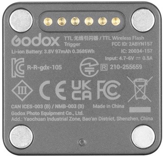 Godox X5 Wireless Flash Hotshoe and Trigger for iT32 and Olympus and Panasonic