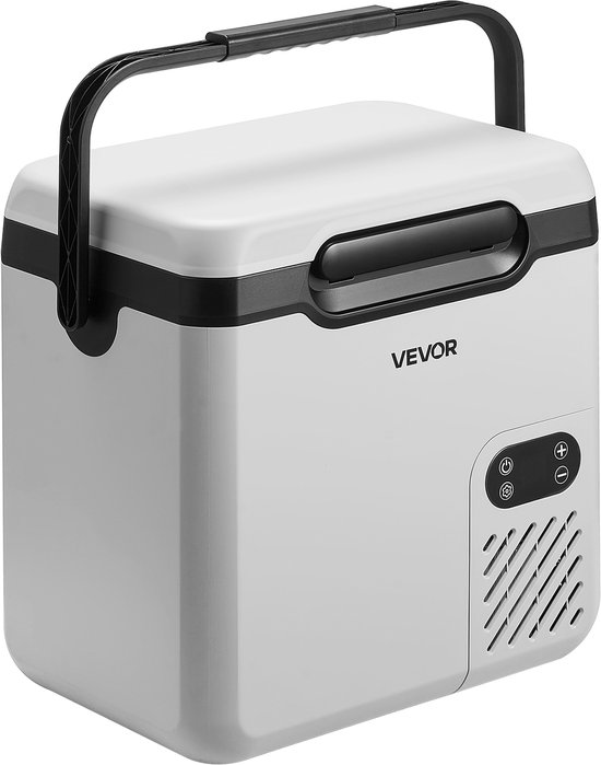 VEVOR Compressor Koelbox 18 L, Elektrische Autokoelkast met Handvat, -20 °C tot 20 °C, 12/24 V DC en 100-240 V AC, Draagbare Koelbox voor Kamperen, Reizen, Vrachtwagen, Camper en Boot van Vevor — afbeelding 2